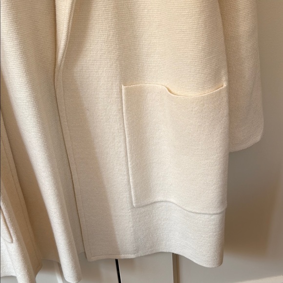 J. Crew New Lightweight Sweater Blazer Cream Open Front Cardigan - Picture 3 of 8